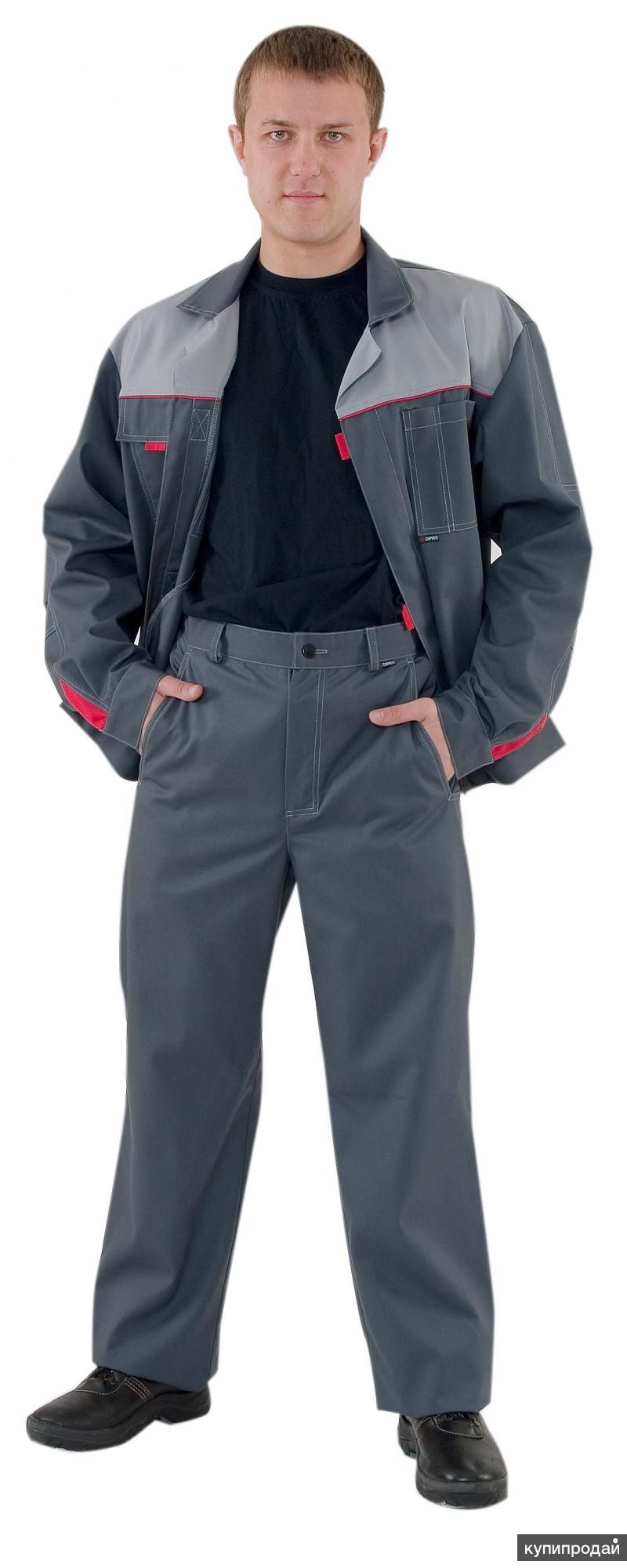 ДНК 700 Костюм «ФАВОРИТНЫЙ-1» (куртка и брюки), ткань «Твил», цвет тёмно-серый + серый