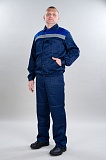 ДНК 100 Костюм «ЛЕГИОН-2» (куртка и полукомбинезон), цвет синий + василёк от интернет магазина dnk-kmf.ru, приобрести днк 100 костюм «легион-2» (куртка и полукомбинезон), цвет синий + василёк